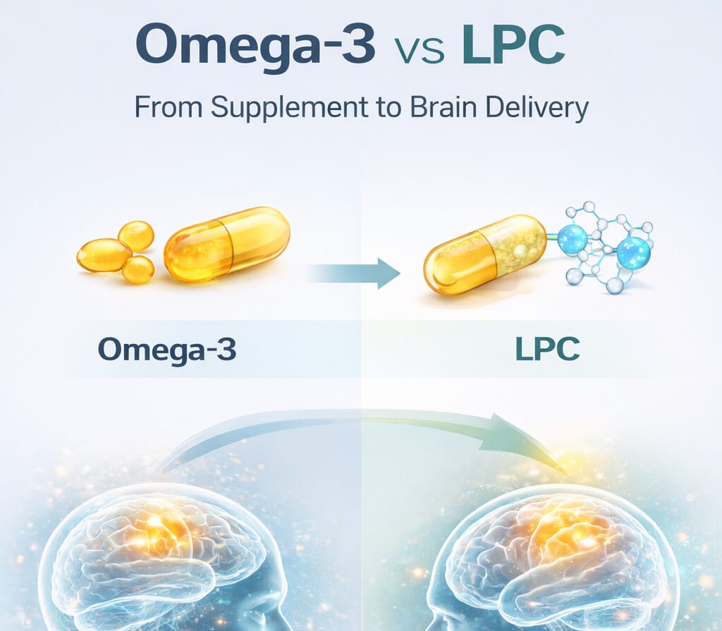 오메가3와 새로운 뇌전달 방식으로서의 LPC 연구