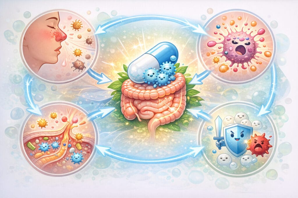 프로바이오틱스와 비염 알레르기